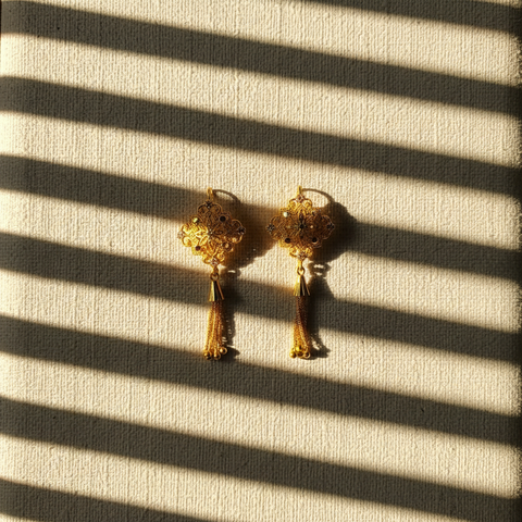 Teal Filigree Rectangles