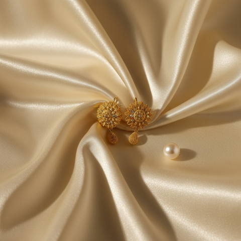 Golden Filigree Drops