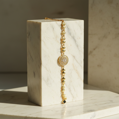 Golden Heart Bracelet