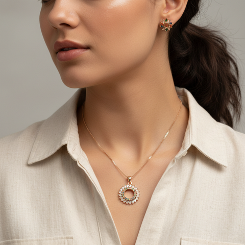 Rainbow Crystal Wreath Set