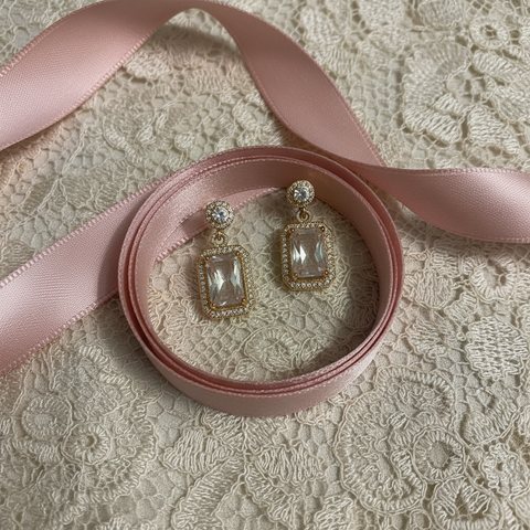 Gilded Radiant Emerald-Cut Set