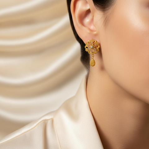 Golden Wirework Drops