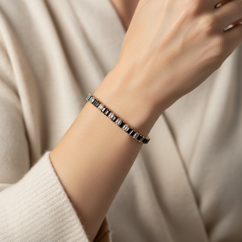 Onyx Baguette Tennis