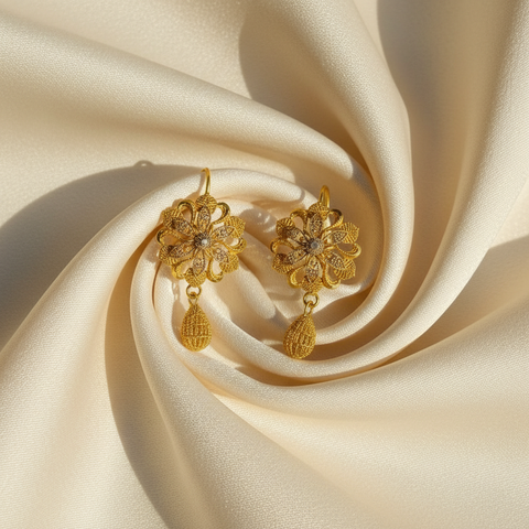 Golden Wirework Drops